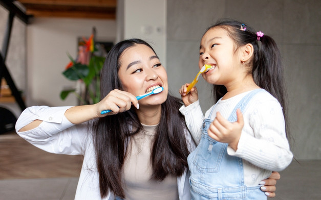 right toothbrush and toothpaste for your child